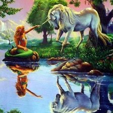 Схема вышивки «русалка перевертыш»