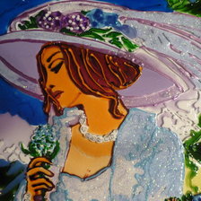 Схема вышивки «МИСС ЭЛЕГАНТНОСТЬ»