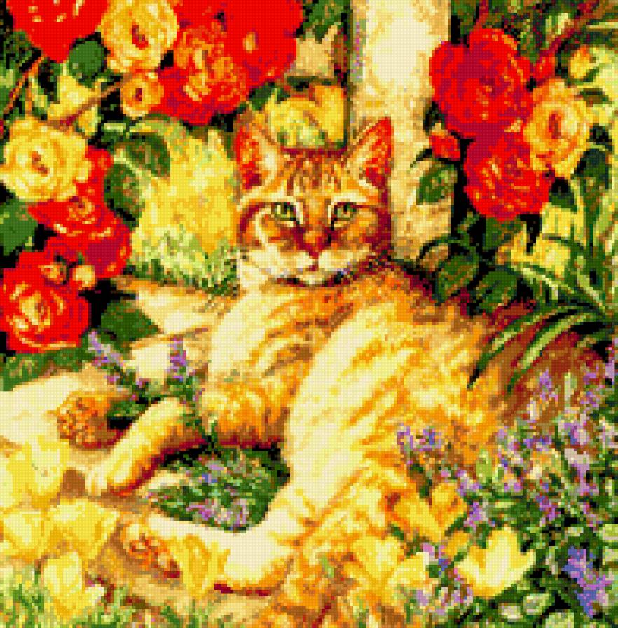 серия "подушки" - подушка.кошки - предпросмотр