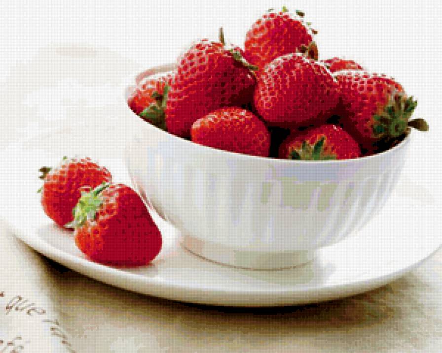 Клубничное настроение - ягоды, клубника, натюрморт - предпросмотр