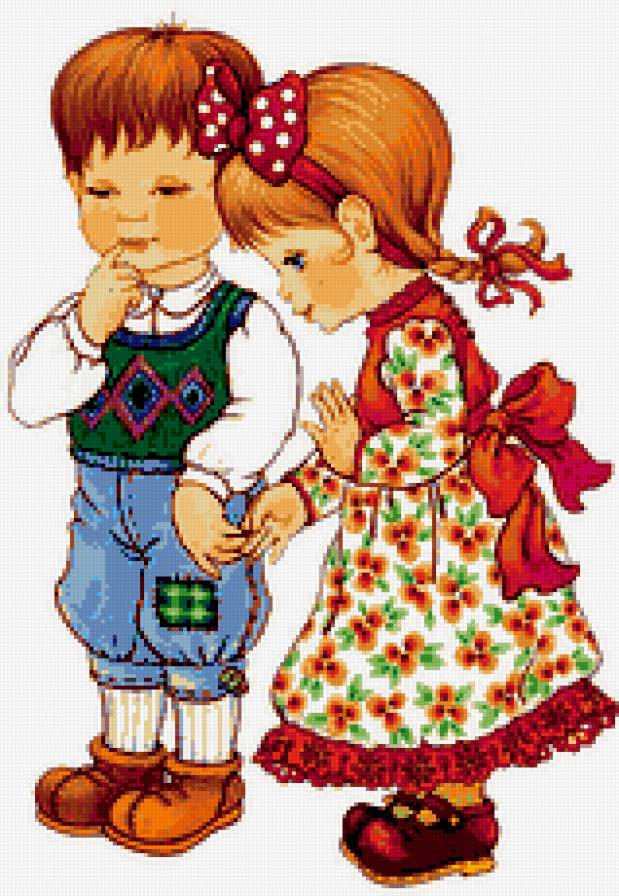 Дети - девочка, мальчик, дружба, дети - предпросмотр