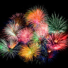 Схема вышивки «Салют»