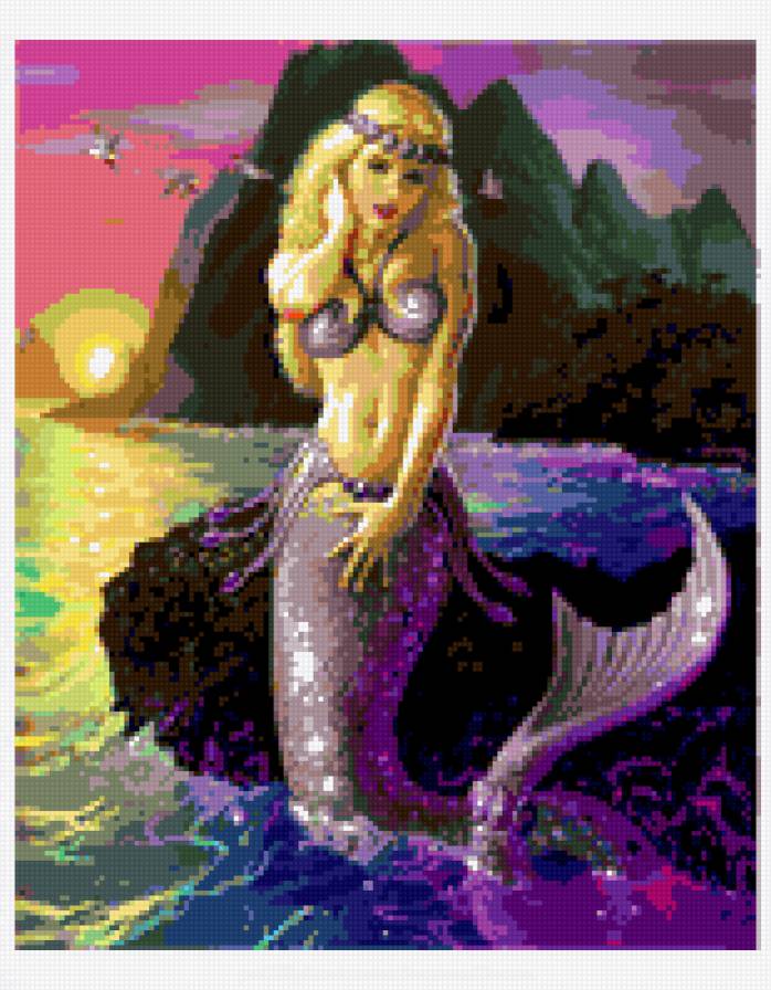 на закате - фентази - предпросмотр