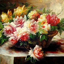 Схема вышивки «Натюрморт Минаев»