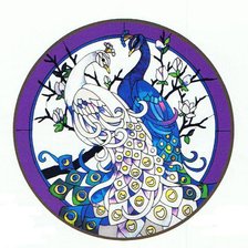 Схема вышивки «сюжет для подушки»