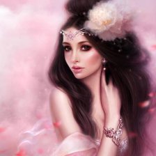 Схема вышивки «красотка»