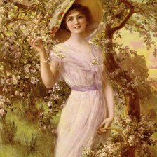 Схема вышивки «В цветущем саду»