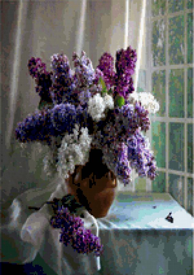 Сирень - сирень, натюрморт, цветы - предпросмотр