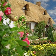 Схема вышивки «Сказочный домик»