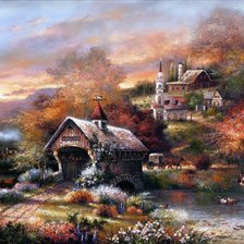 Схема вышивки «ДОМИК»