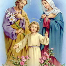 Схема вышивки «светото семейство»