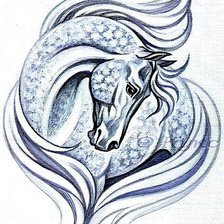 Схема вышивки «Королевская красавица»