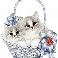 Схема вышивки «Милашки»