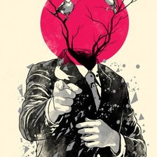 Схема вышивки «Мужчина»