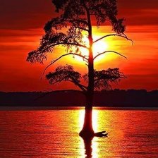 Схема вышивки «Закат»