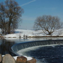 Схема вышивки «пейзаж»
