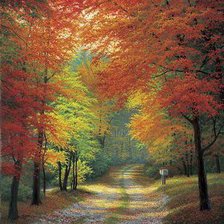 Схема вышивки «ОСЕНЬ»