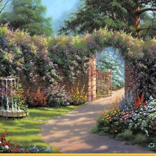 цветущий сад