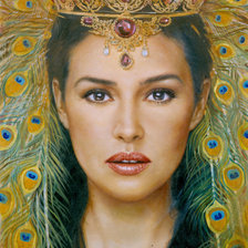 Схема вышивки «Моника Белуччи»