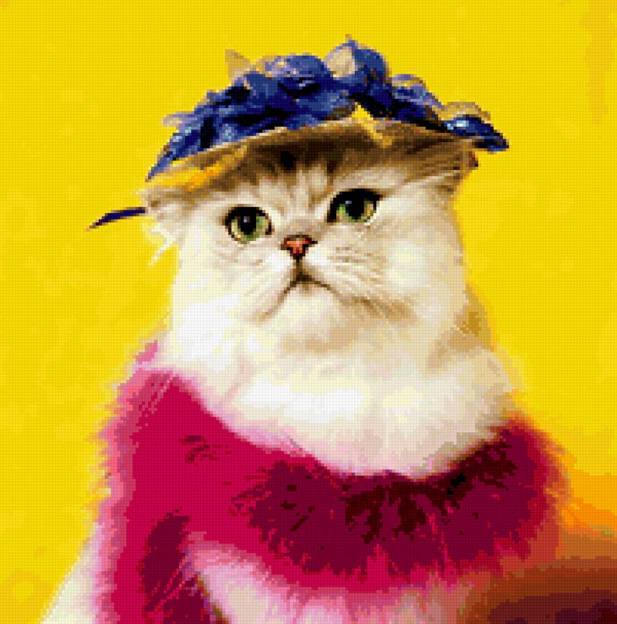 Дамочка-кошка. - кот - предпросмотр