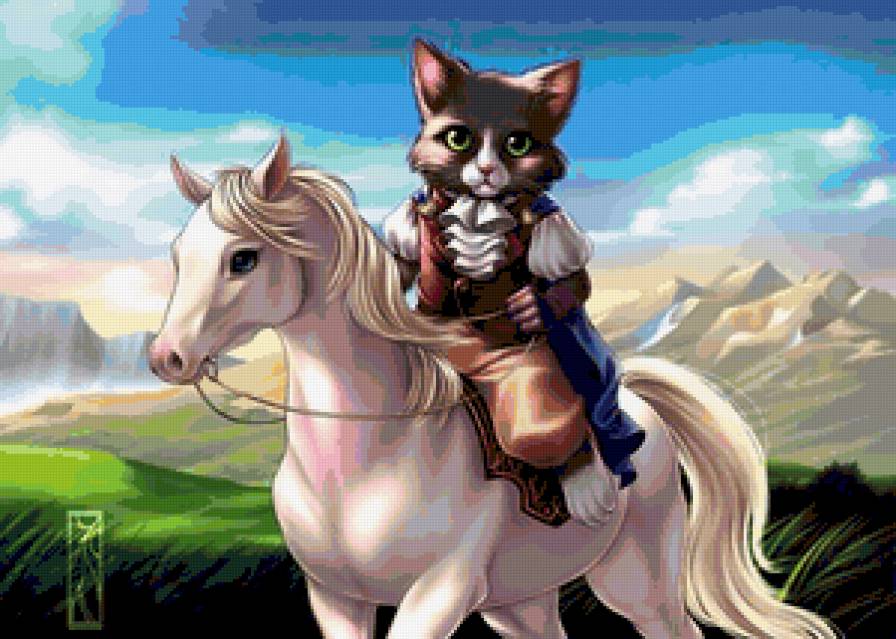 Всадник. - кот - предпросмотр