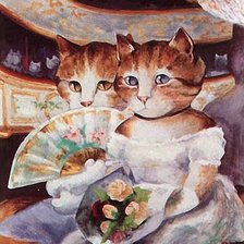 Барышни-кошки.