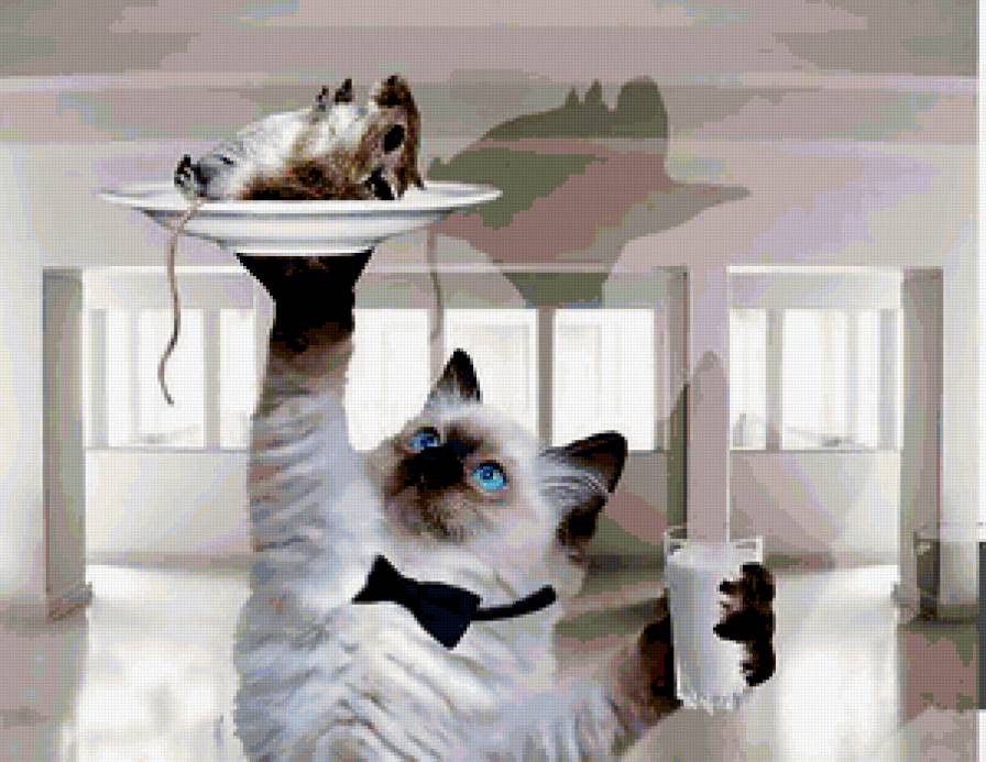 Официант. - кот - предпросмотр