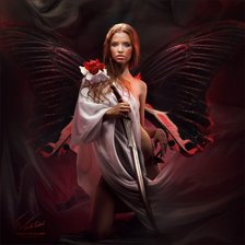 Девушка-бабочка.