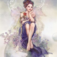 Схема вышивки «лесная фея»