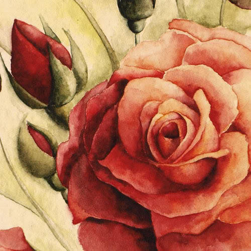 подушка - цветы, подушка, роза - оригинал