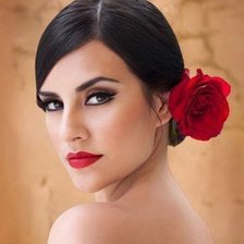 Схема вышивки «Девушка.»