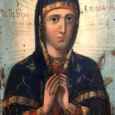 Схема вышивки «Икона Божьей матери Скорбящая Крымская»