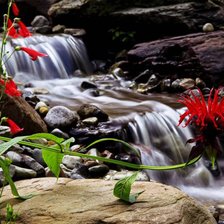 Схема вышивки «водопад»