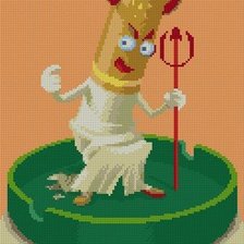 Схема вышивки «у нас не курят!»