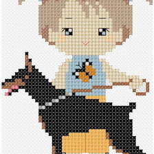 Схема вышивки «глюкоза»