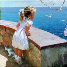 Схема вышивки «у моря»