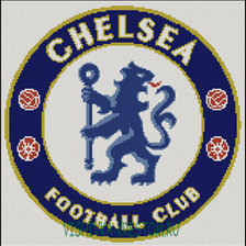 Схема вышивки «Челси»