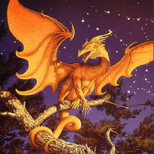 Схема вышивки «звездный дракон»