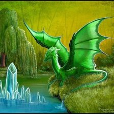 Схема вышивки «алимазный дракон»