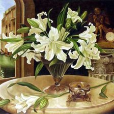 Схема вышивки «лилии»