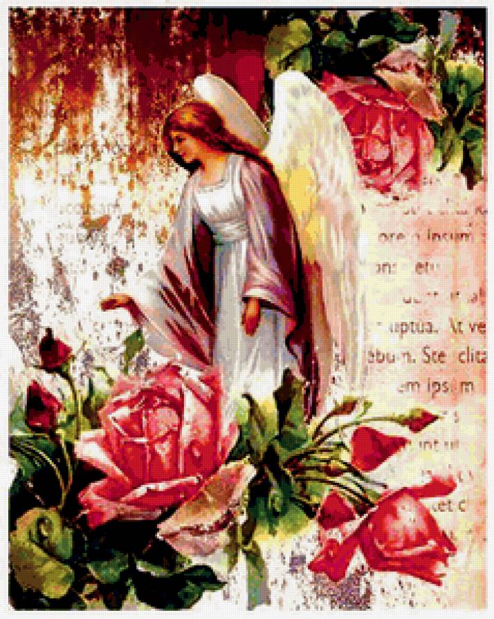 открытка - ангел - предпросмотр