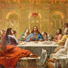 Схема вышивки «Тайная вечеря»