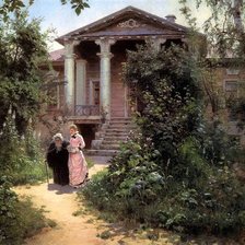 Схема вышивки «Бабушкин сад. Поленов»