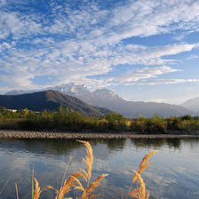 Схема вышивки «пейзаж»