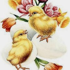 Схема вышивки «пасхальное»