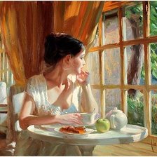 Девушка-картина