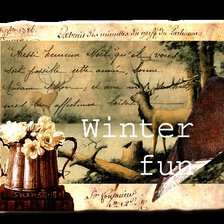 Схема вышивки «винтажная открытка»