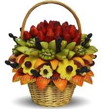 Схема вышивки «КЛУБНИКА В КОРЗИНЕ»