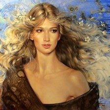 Схема вышивки «НЕЗНАКОМКА»