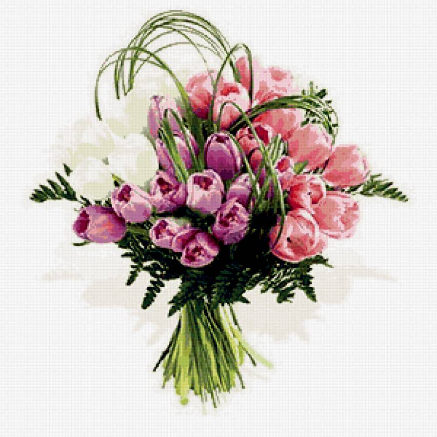 тюльпаны - цветы, букет, тюльпаны - предпросмотр